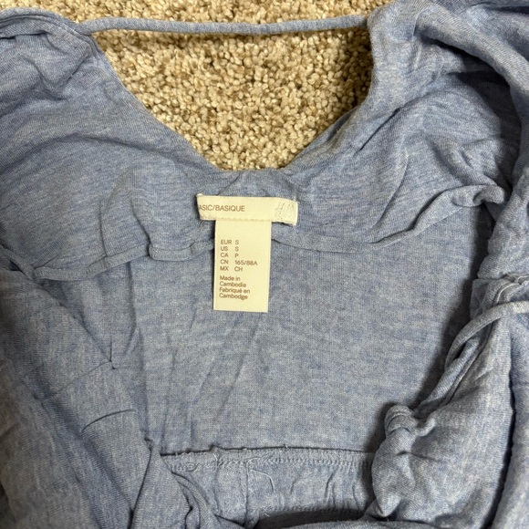 H&M Light Blue Sleeveless Jumpsuit - Picture 3 of 3